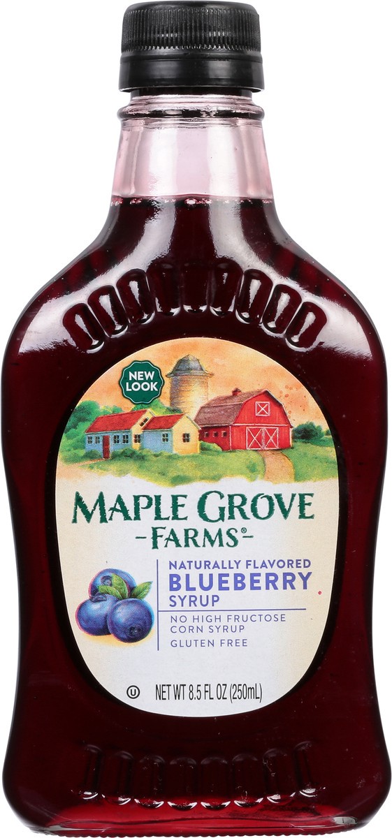 slide 5 of 9, Maple Grove Farms Blueberry Syrup 8.5 fl oz, 8.5 fl oz