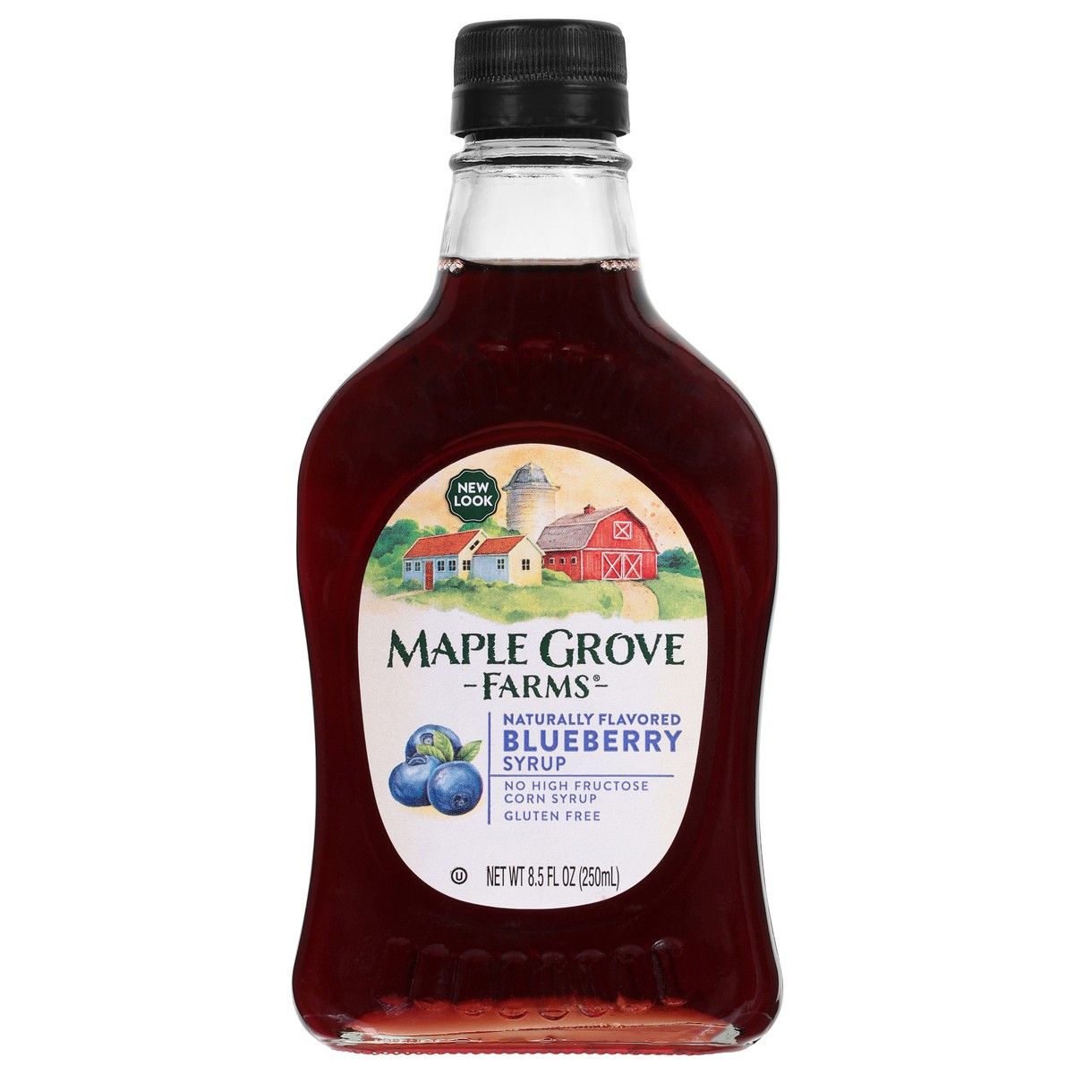 slide 1 of 9, Maple Grove Farms Blueberry Syrup 8.5 fl oz, 8.5 fl oz