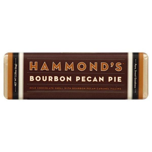 slide 1 of 1, Hammond's Bourbon Pecan Pie Milk Chocolate Bar, 2.25 oz