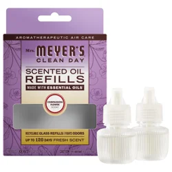 Mrs. Meyer's Clean Day Compassion Flower Scented Oil Refills - 2 x 0.67 fl oz