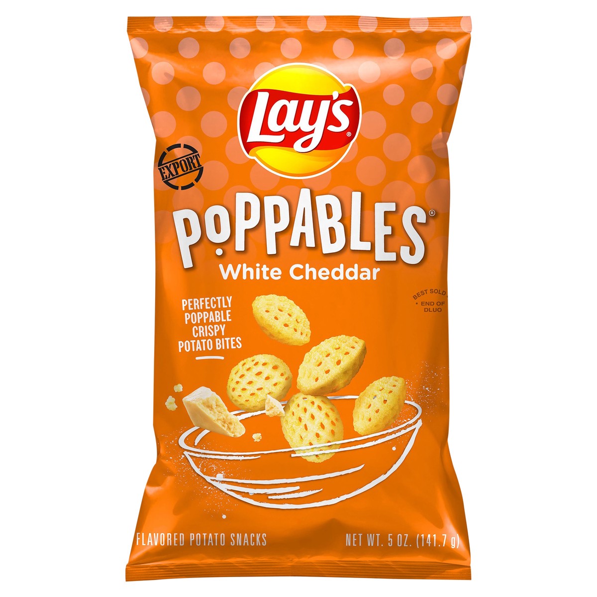 slide 1 of 4, Lay's Potato Snacks, White Cheddar, 5 oz