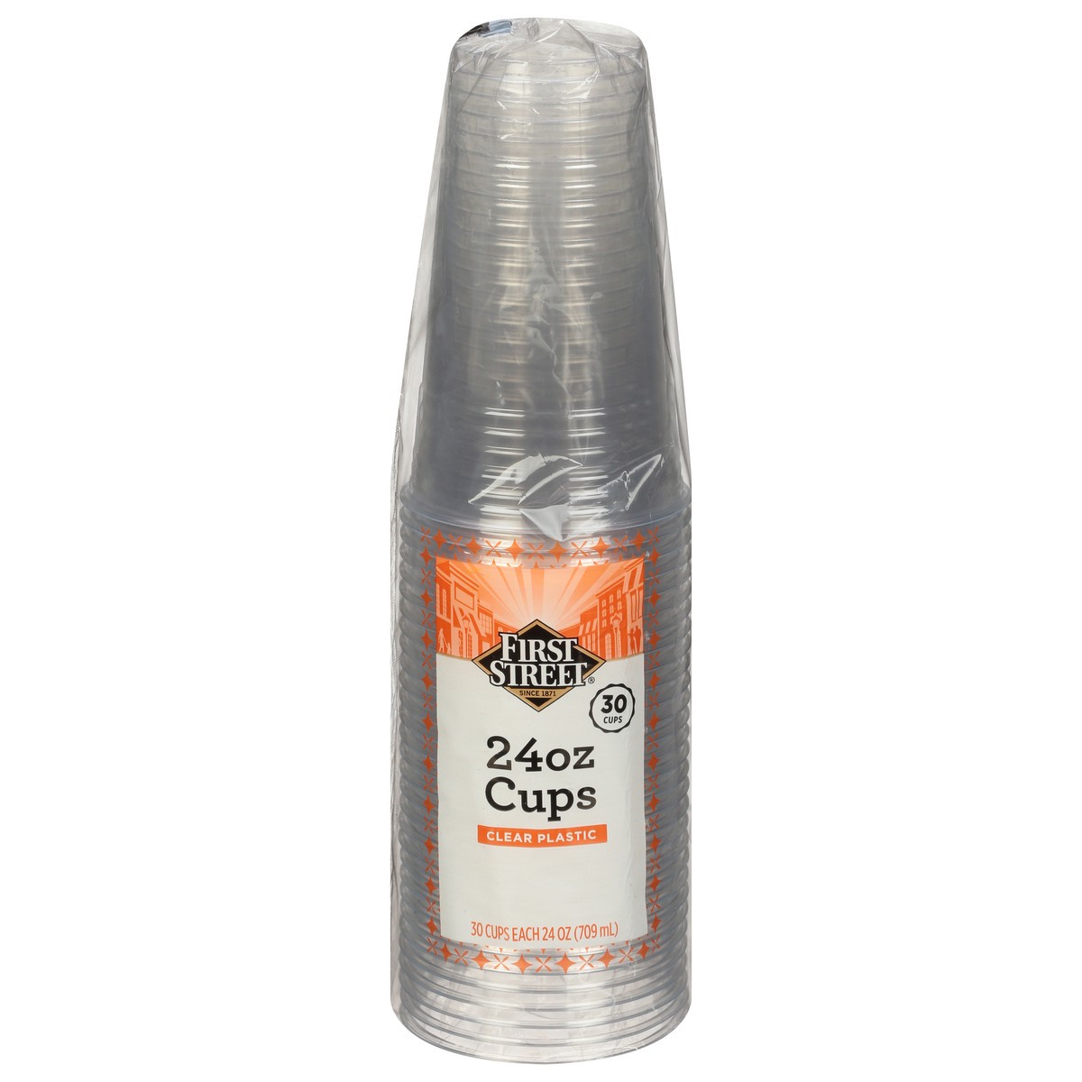 slide 1 of 11, First Street Plastic Cups, 30 ct