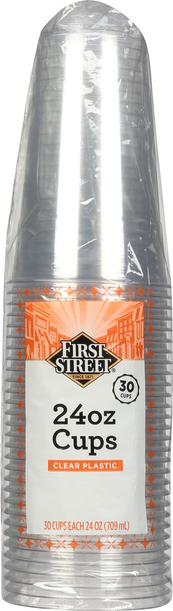 slide 5 of 11, First Street Plastic Cups, 30 ct