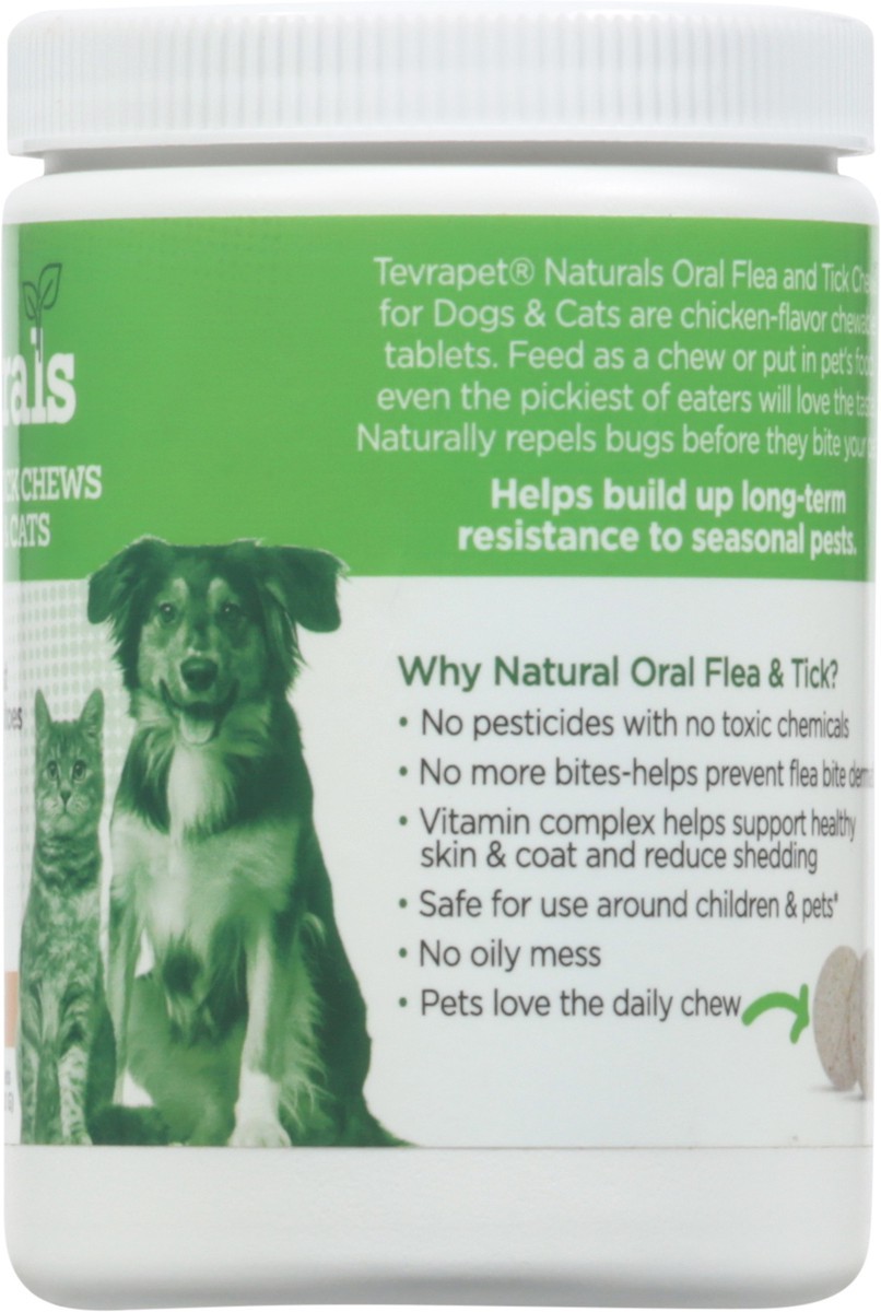 slide 4 of 12, TevraPet Naturals Tablets Chicken Flavor Oral Flea & Tick Chews for Dogs & Cats 120 ea, 120 ct