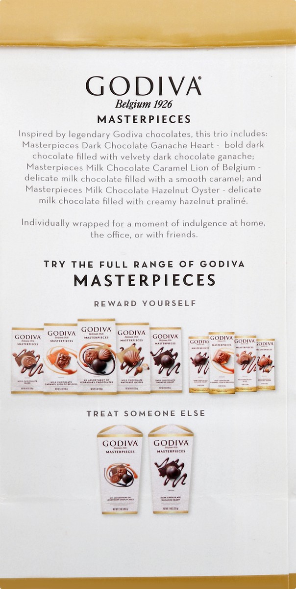 slide 7 of 13, Godiva Masterpieces Assorted Chocolates 5 oz, 5 oz