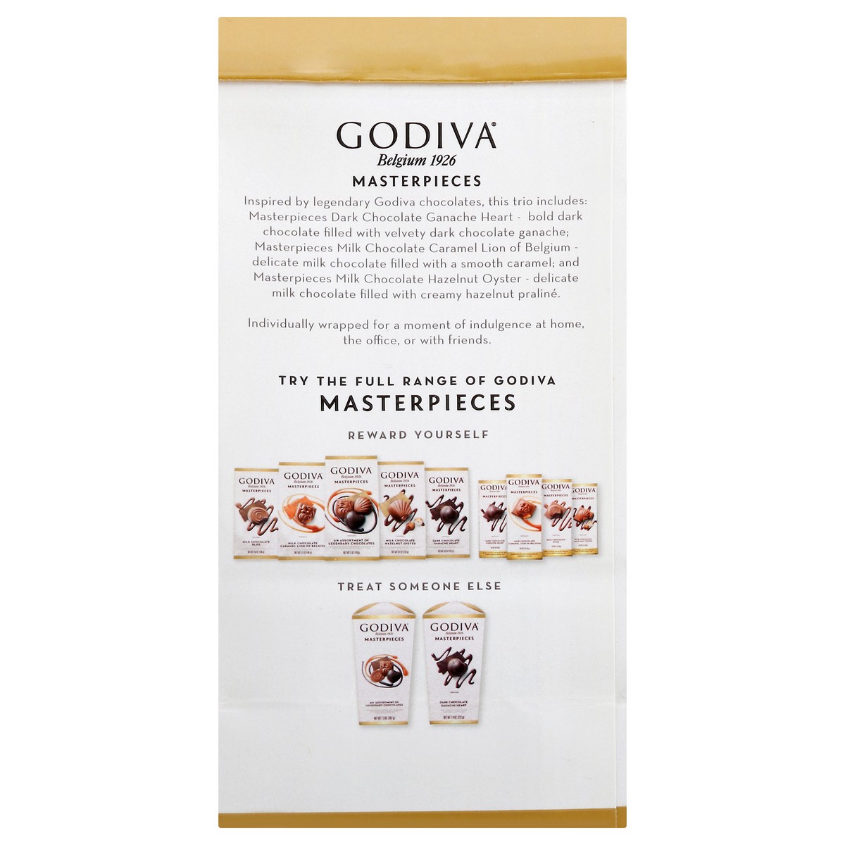 slide 5 of 13, Godiva Masterpieces Assorted Chocolates 5 oz, 5 oz