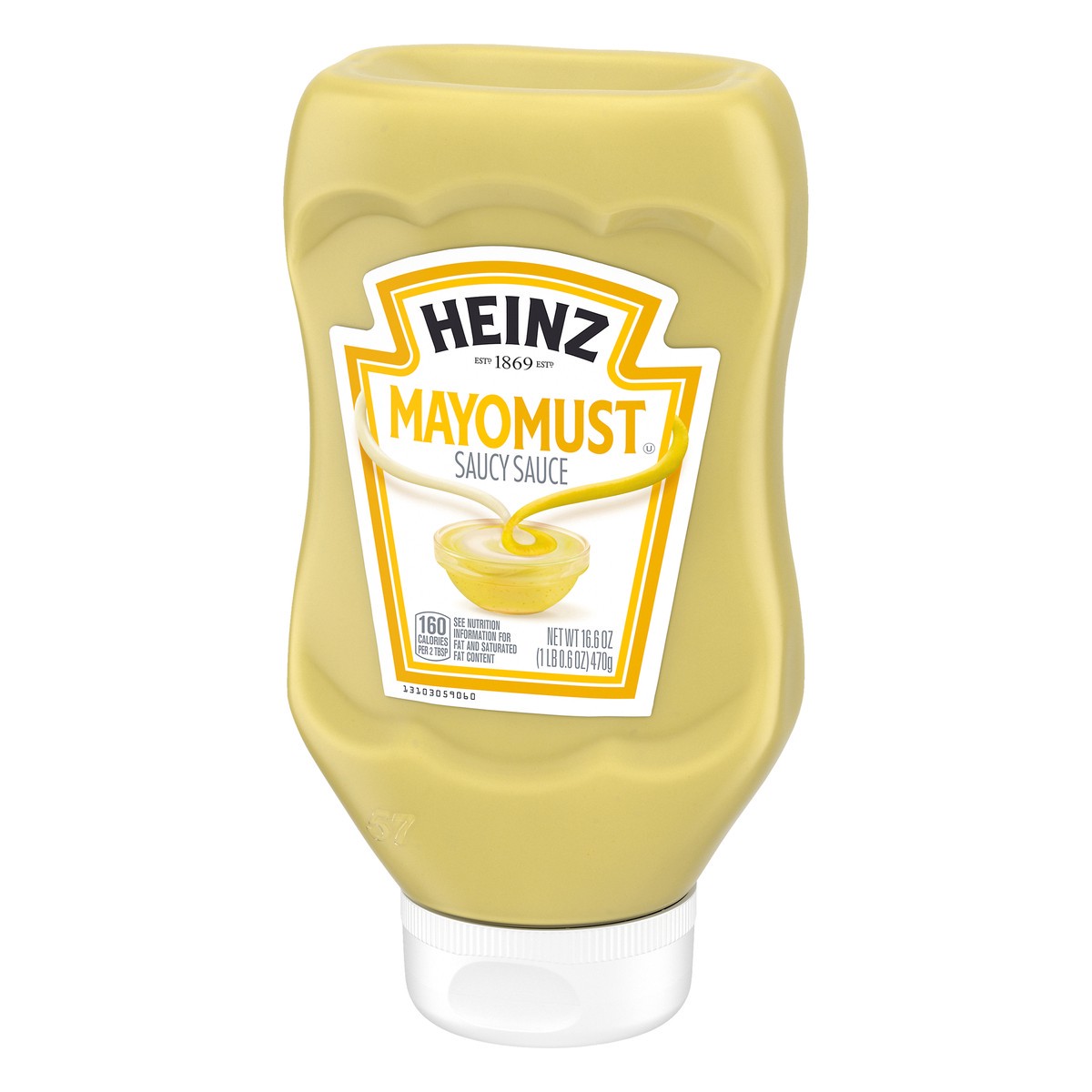 slide 3 of 10, Heinz Mayomust Mayonnaise & Mustard Sauce Bottle, 16.6 oz