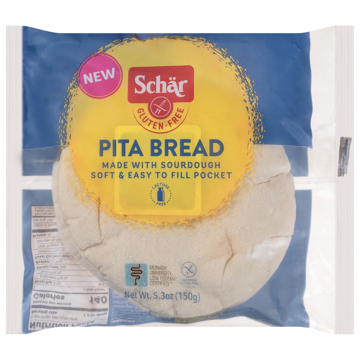 slide 2 of 4, Schär Gluten-Free Pita Bread 5.3 oz, 5.3 oz