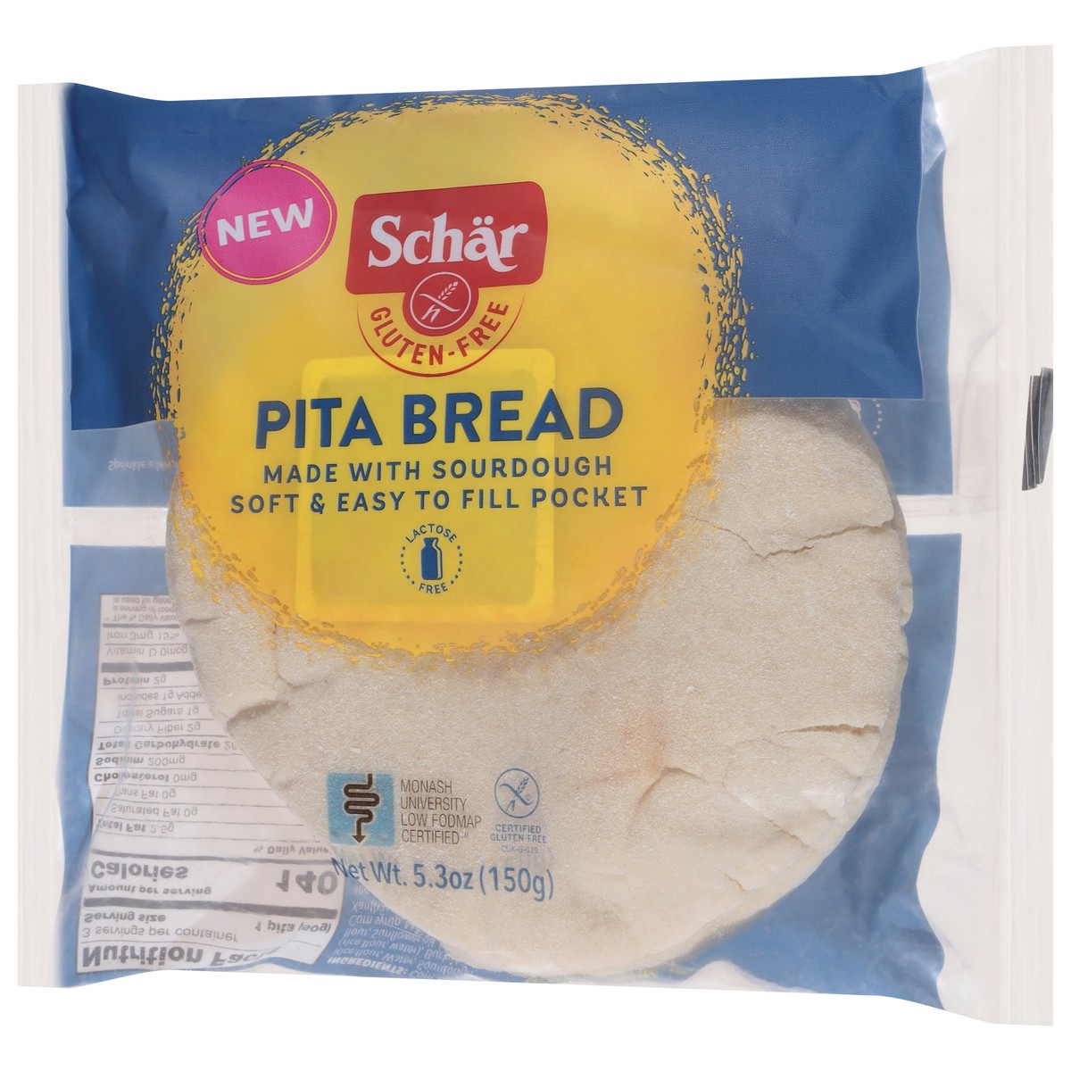 slide 4 of 4, Schär Gluten-Free Pita Bread 5.3 oz, 5.3 oz