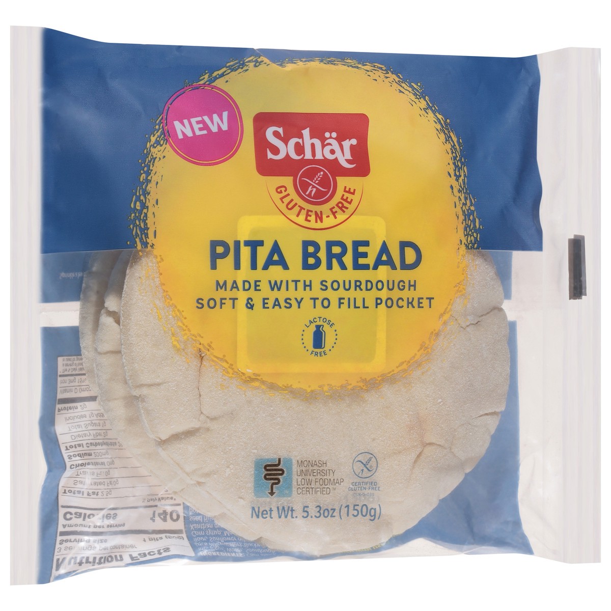 slide 3 of 4, Schär Gluten-Free Pita Bread 5.3 oz, 5.3 oz