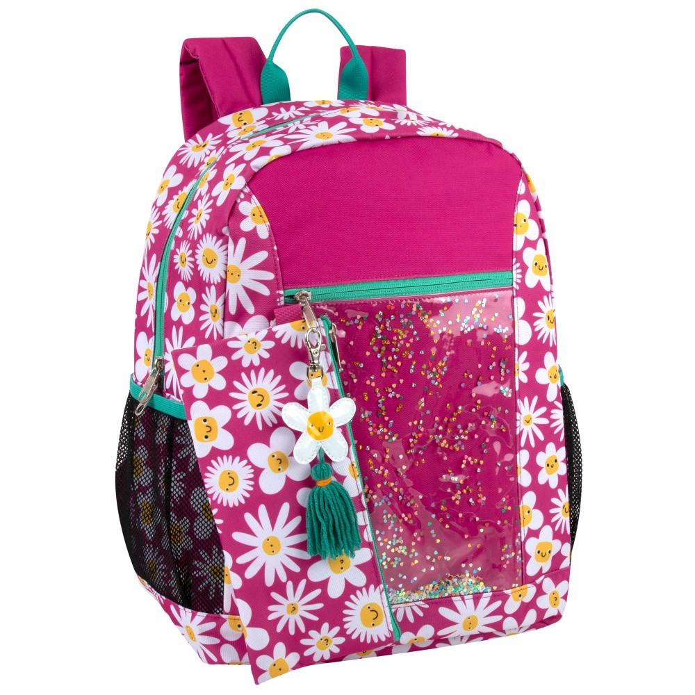 slide 1 of 1, A.D. Sutton Flower Backpack With Pencil Case, 1 ct
