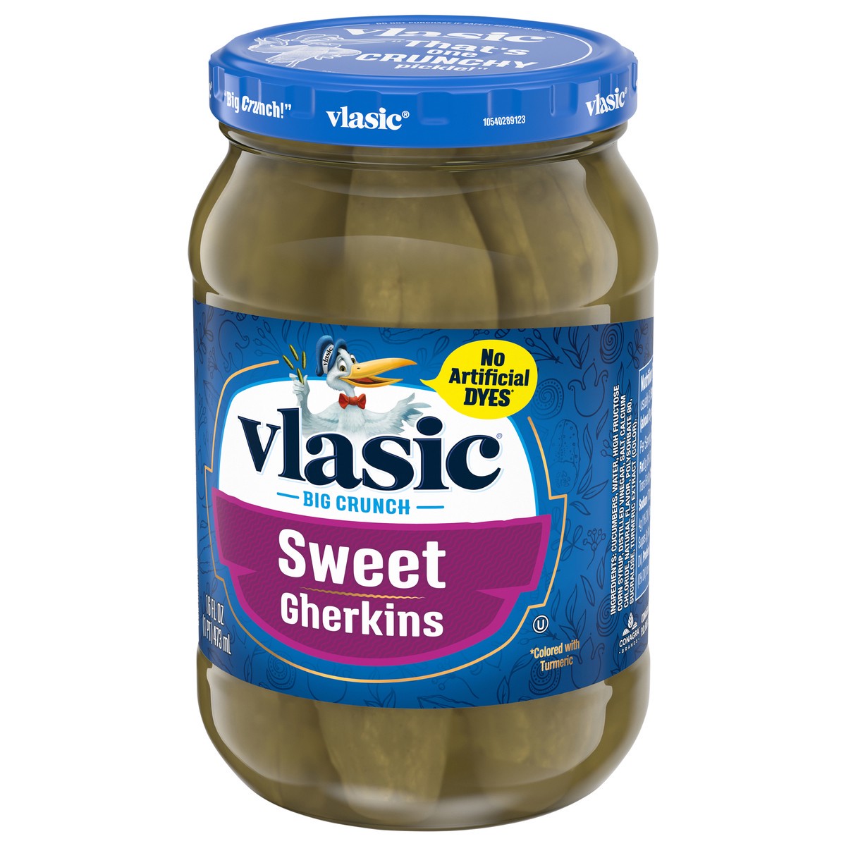 slide 3 of 5, Vlasic Sweet Gherkins Pickles 16 fl oz, 16 fl oz