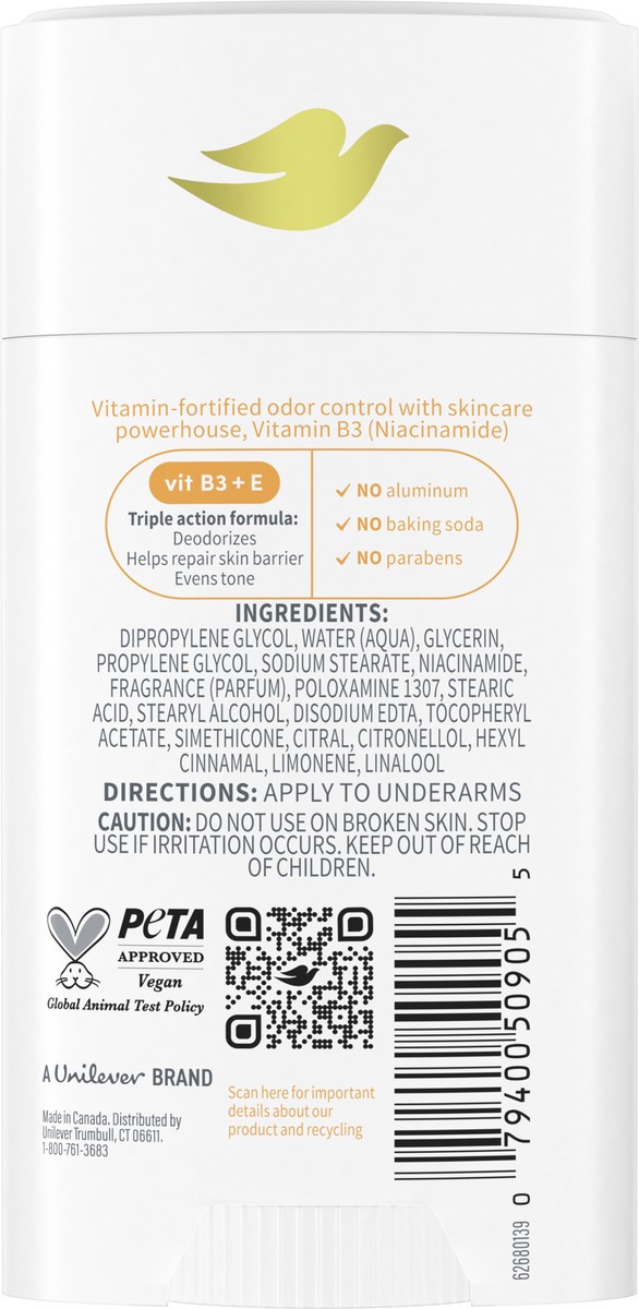 slide 7 of 13, Dove Vitamin Care+ Aluminum Free Peaches & Shea Butter Deodorant 2.6 oz, 2.6 oz