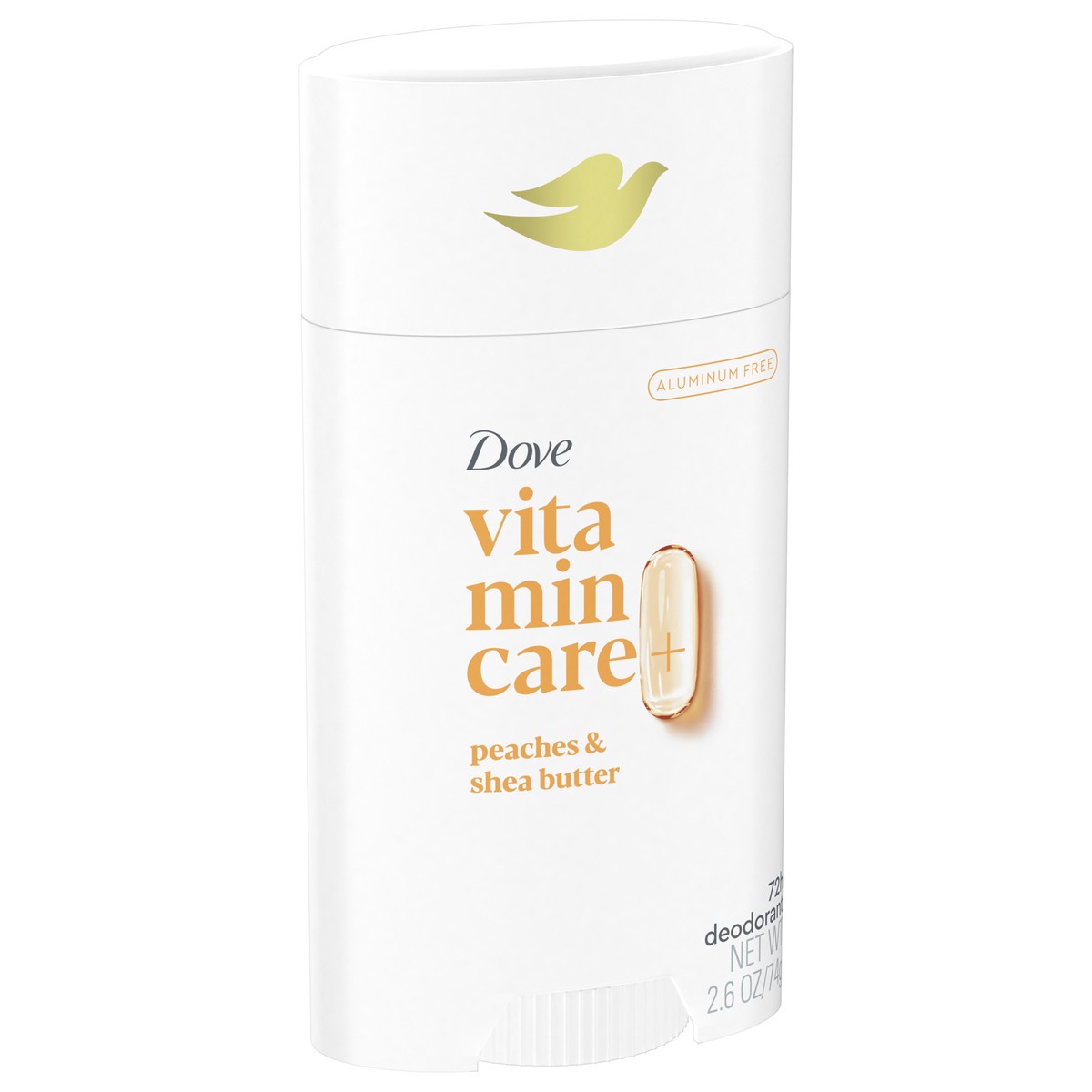 slide 6 of 13, Dove Vitamin Care+ Aluminum Free Peaches & Shea Butter Deodorant 2.6 oz, 2.6 oz