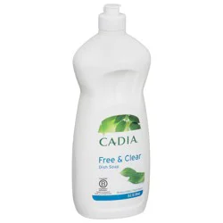 Cadia Free & Clear Dish Soap 25 fl oz