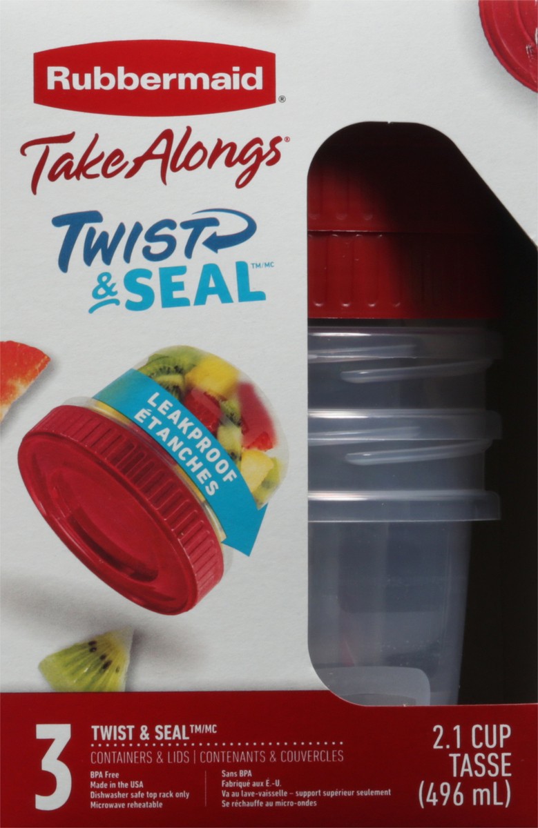 slide 4 of 9, Rubbermaid Tka Ruby Container, 3 ct