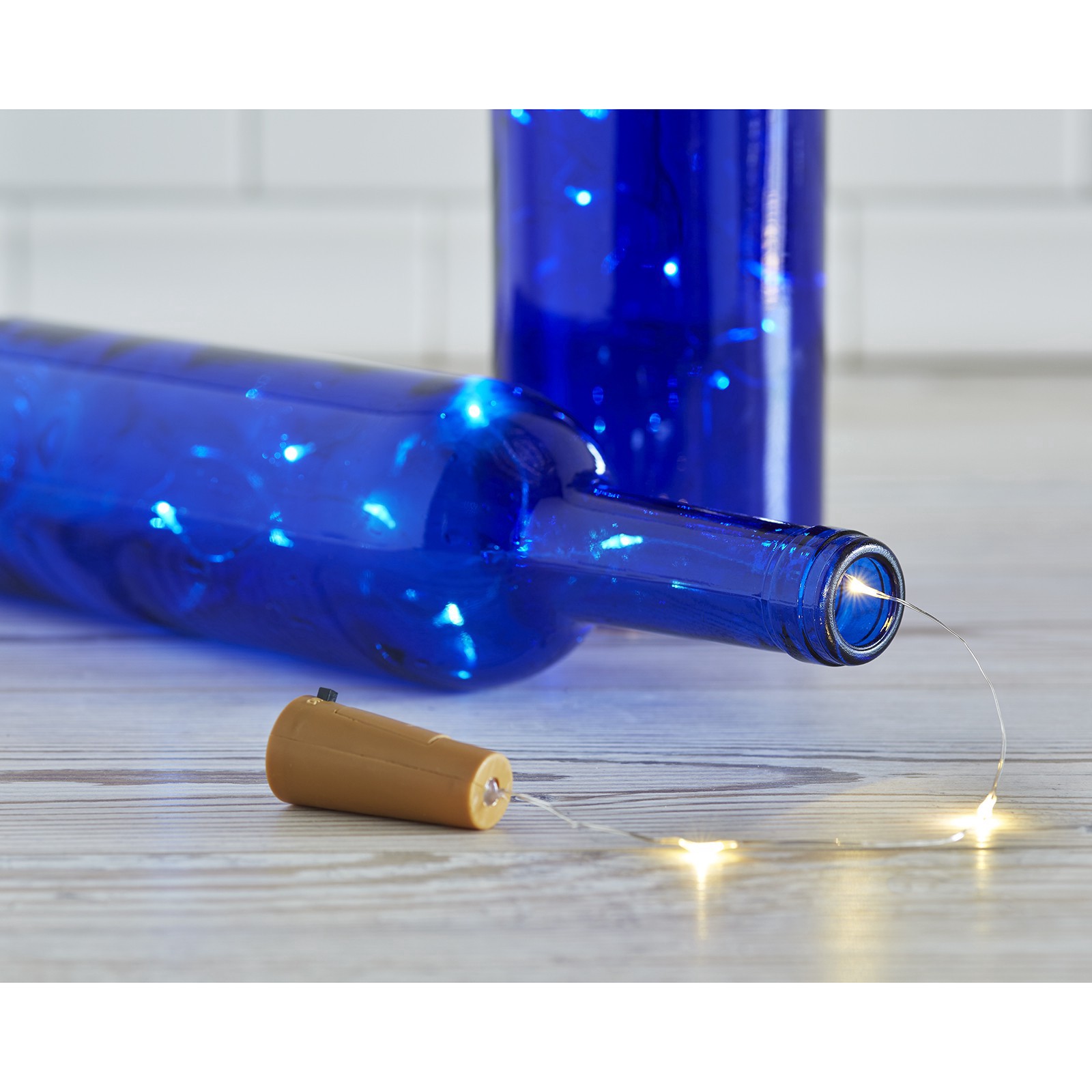 slide 7 of 7, Led Bottle Stopper String Lights By Ashland, 51 cm