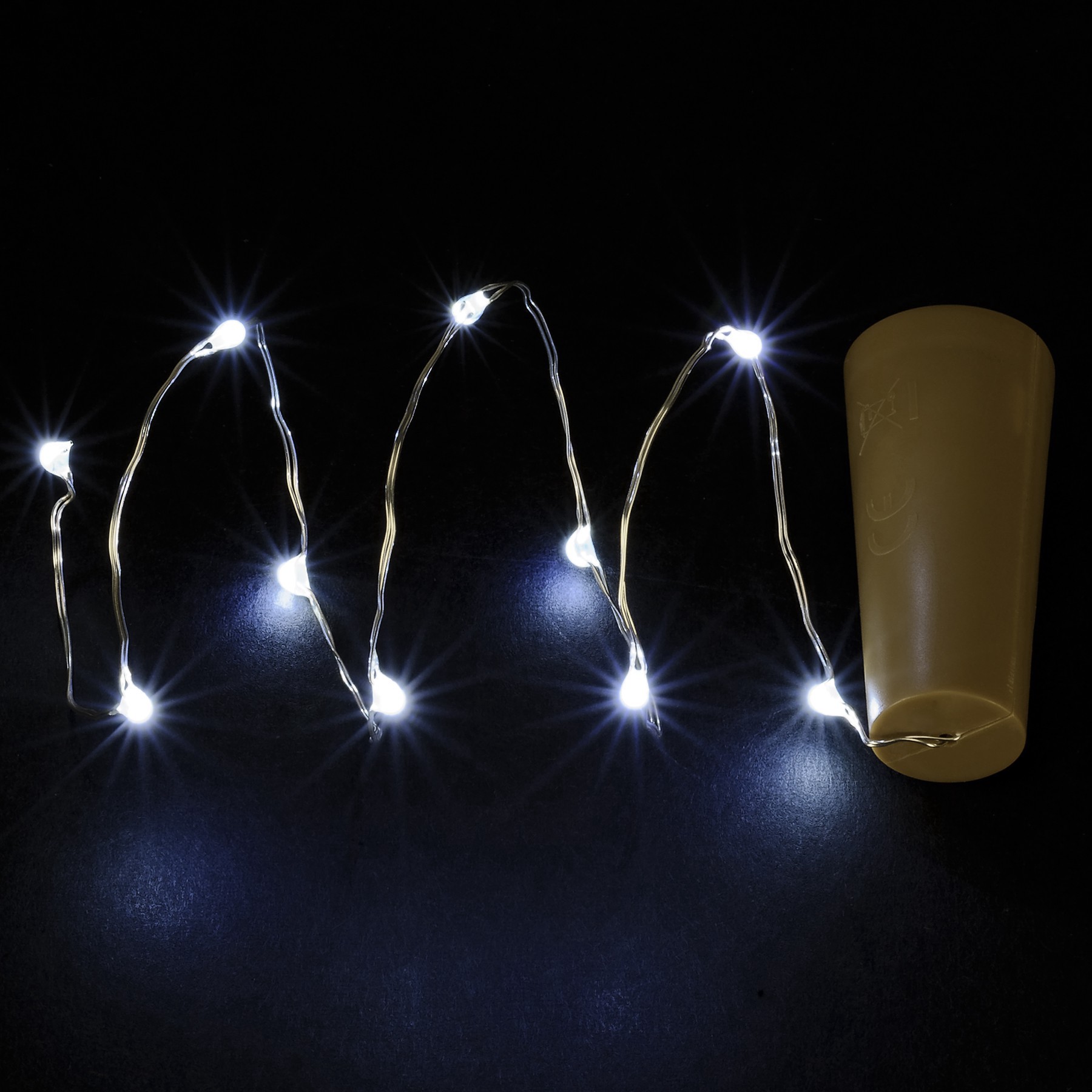 slide 2 of 7, Led Bottle Stopper String Lights By Ashland, 51 cm