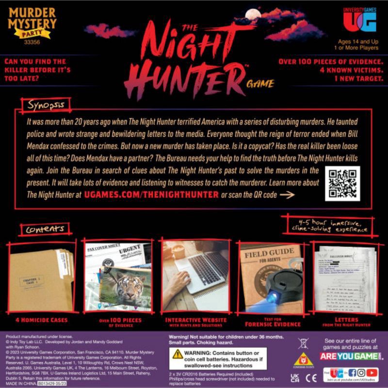 slide 3 of 4, University Games The Night Hunter Board Game, 1 ct