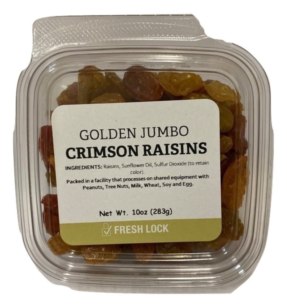 slide 1 of 1, Torn & Glasser Torn Glasser Golden Jumbo Crimson Raisins, 10 oz