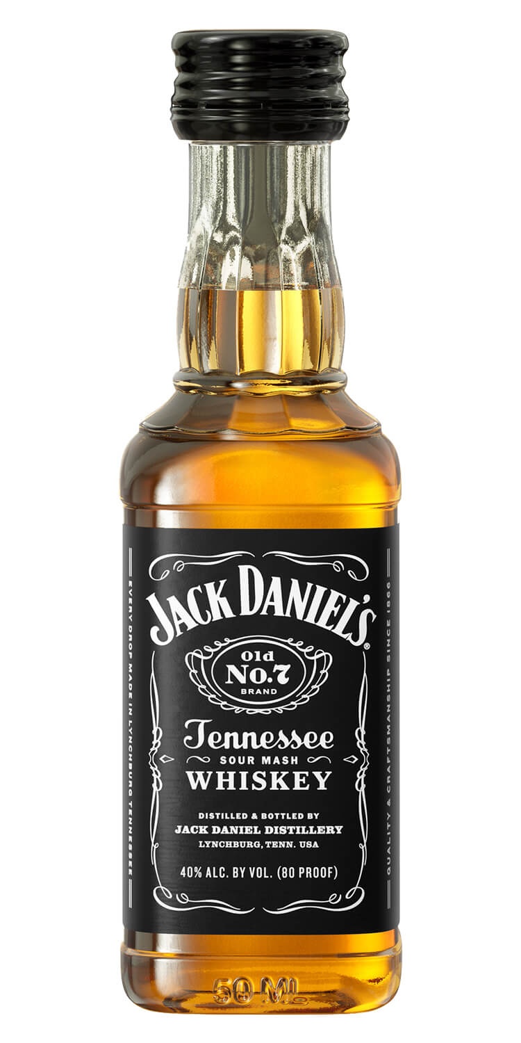 slide 1 of 1, Jack Daniel's Black Tennessee Whiskey, 50 ml