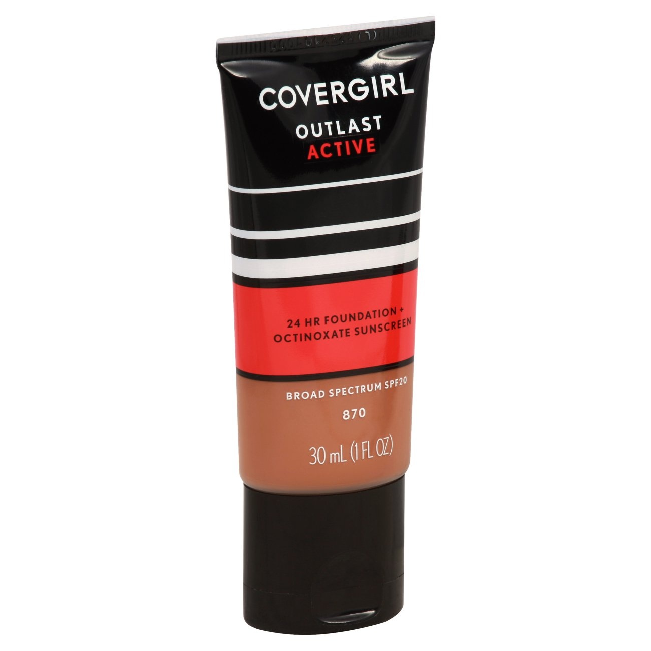 slide 1 of 1, Covergirl Outlast Active Foundation Toasted Almond 870, 1 fl oz