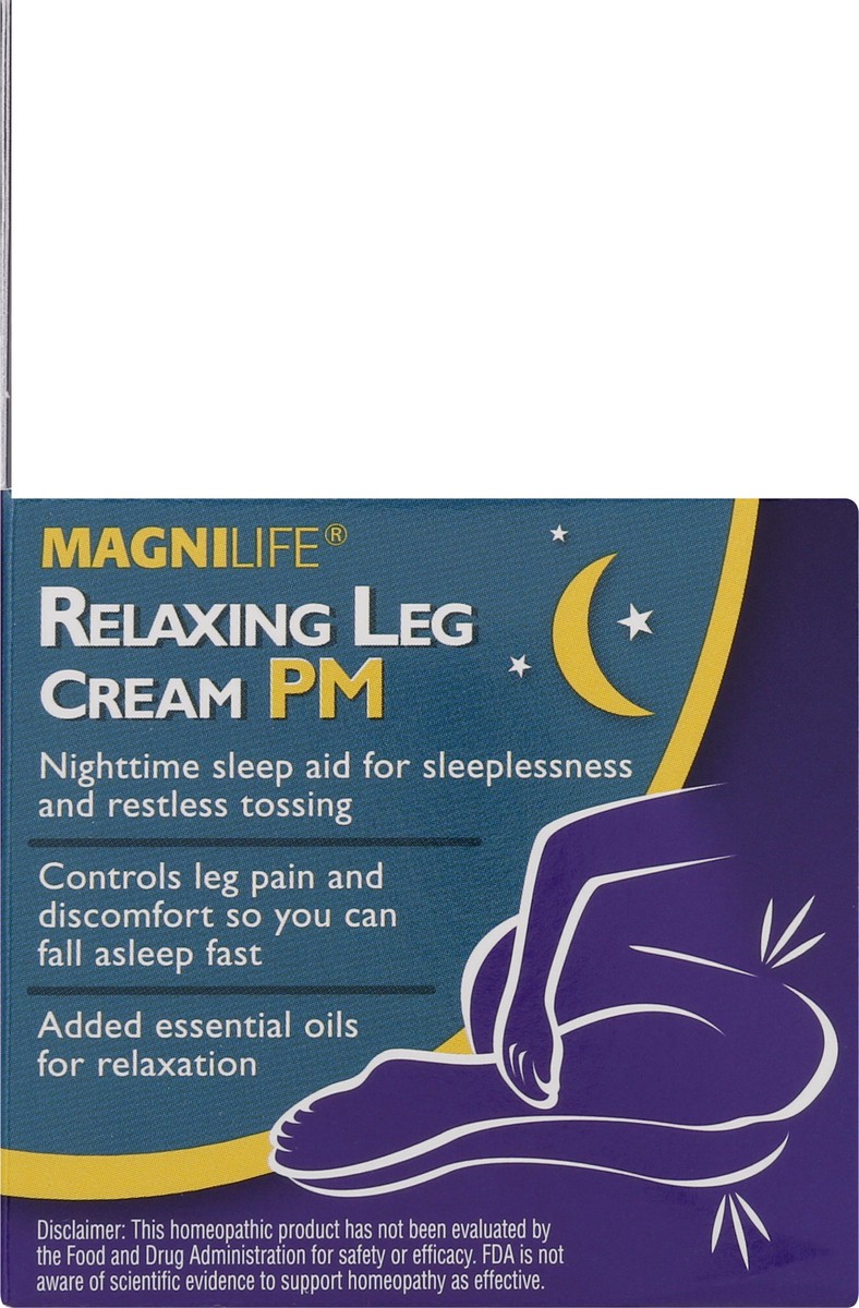 slide 4 of 9, MagniLife PM Relaxing Leg Cream 4 oz, 4 oz