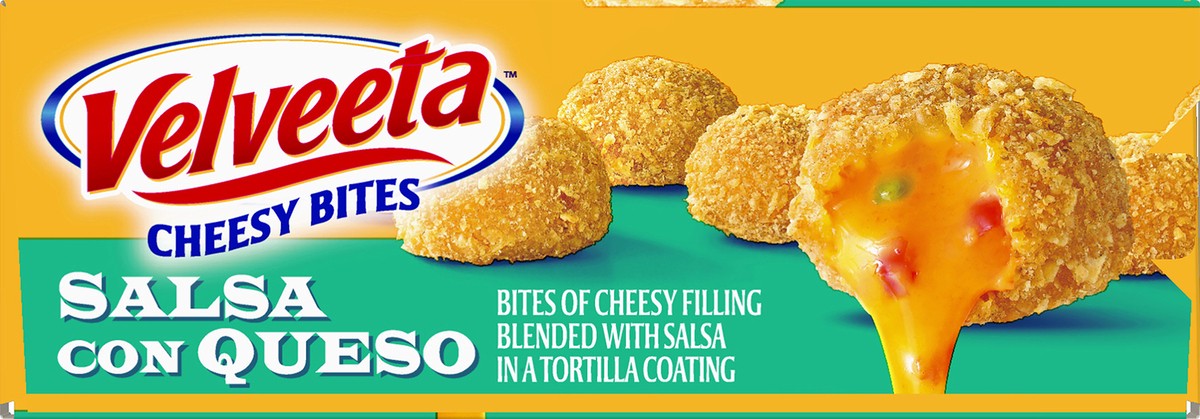 slide 8 of 10, Velveeta Salsa con Queso Cheesy Bites Frozen Snacks, 6 oz Box, 170 g
