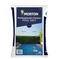 Morton Professional's Choice Pool Salt, 40 lb. Bag - Premium Fast Dissolving Granules
