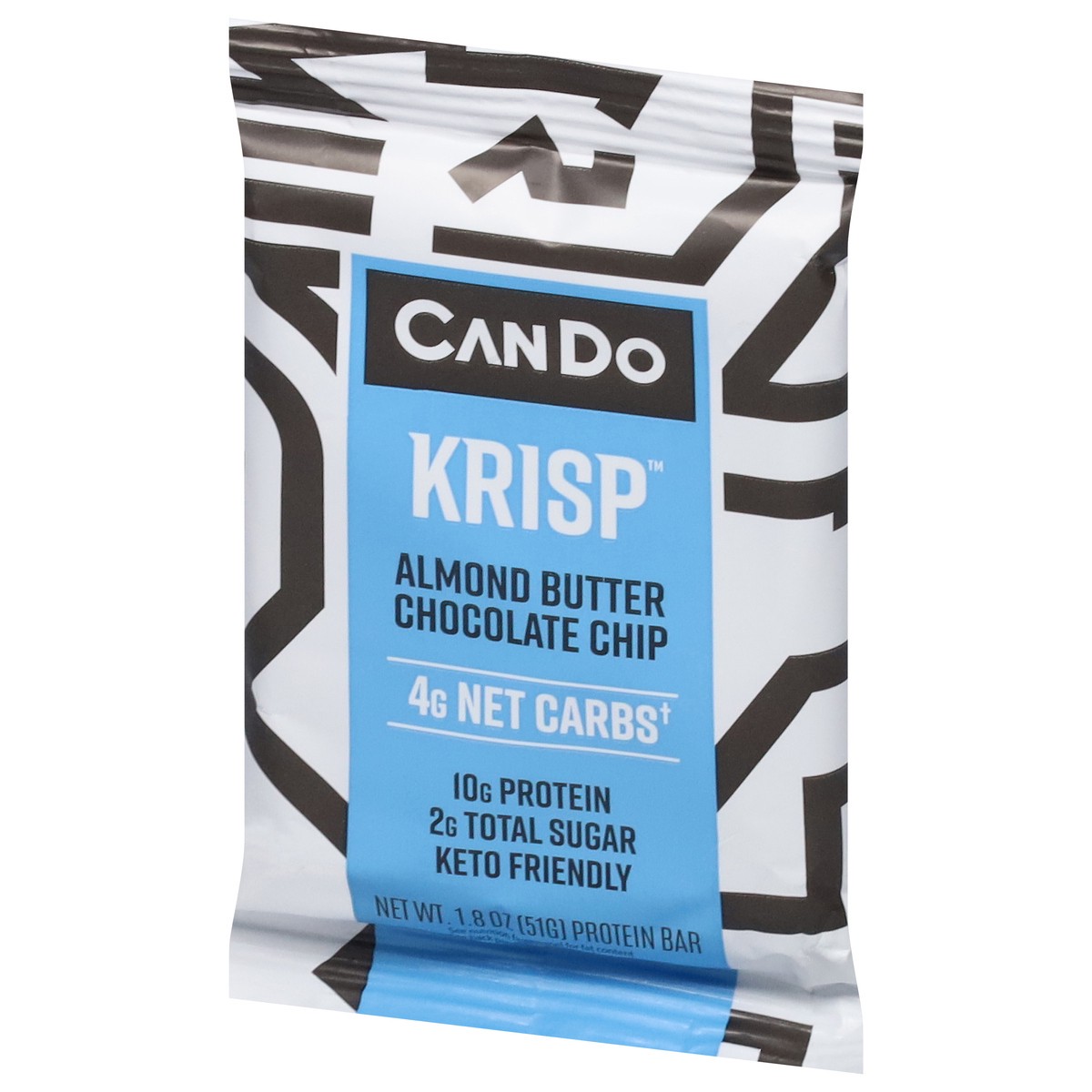 slide 5 of 9, CanDo Krisp Almond Butter Chocolate Chip Protein Bar 1.8 oz, 1.8 oz