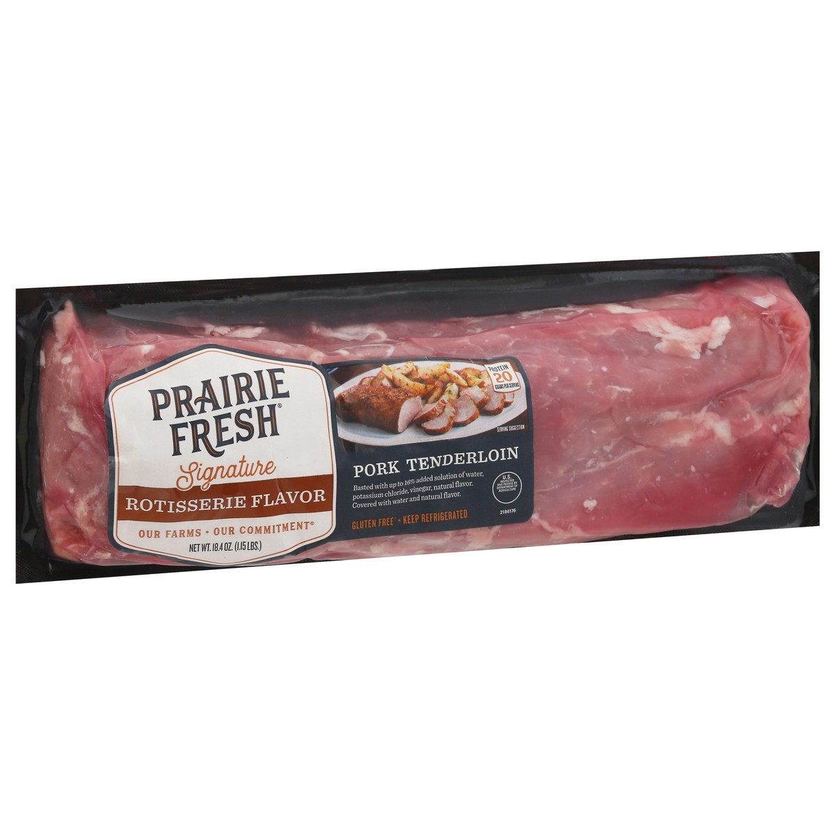 slide 6 of 13, Prairie Fresh Prairie Rotisserie Tenderloin, 18.4 oz