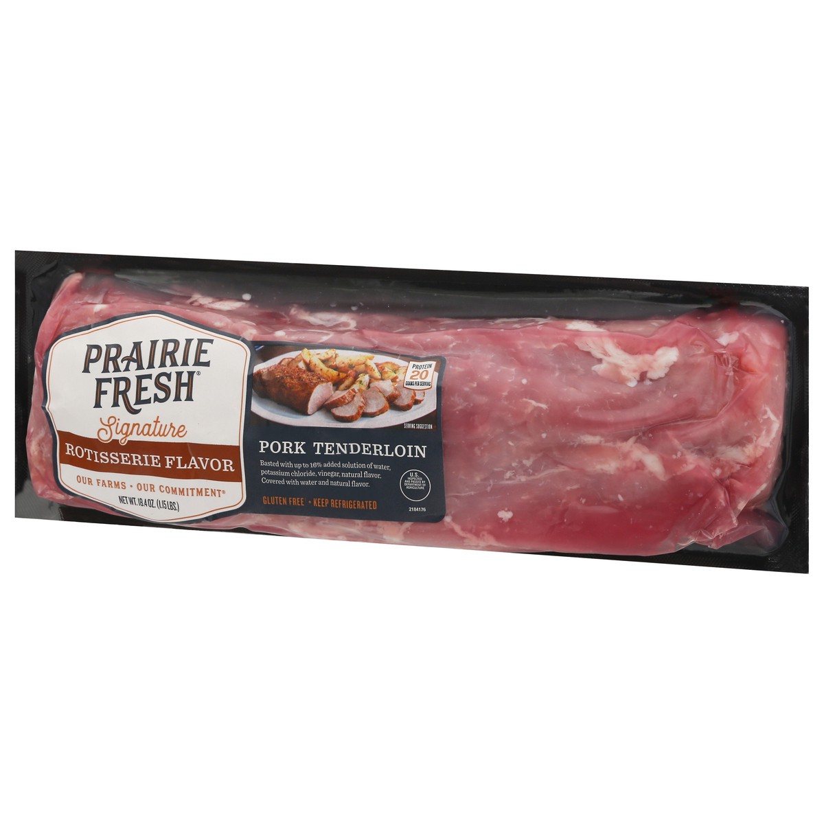slide 4 of 13, Prairie Fresh Prairie Rotisserie Tenderloin, 18.4 oz