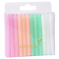 slide 9 of 9, Papyrus Birthday Candles, Pastel (24-Count), 1 ct
