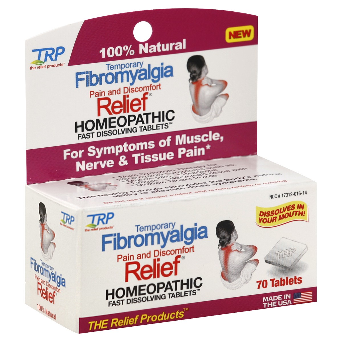 slide 4 of 4, Relief Products Fibromyalgia Relief 70 ea, 70 ct