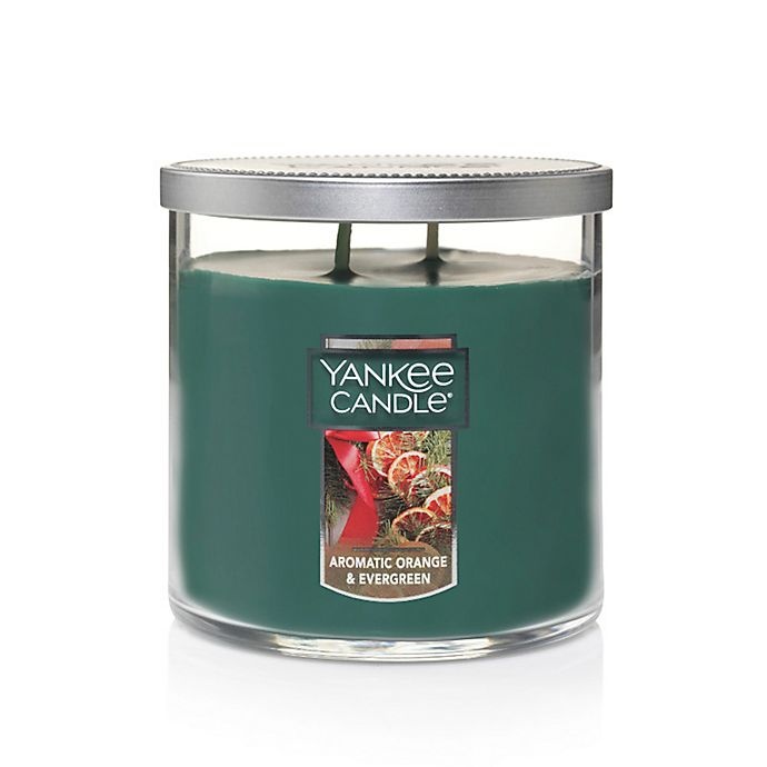 slide 1 of 1, Yankee Candle Aromatic Orange & Evergreen Medium 2-Wick Tumbler Candle, 1 ct