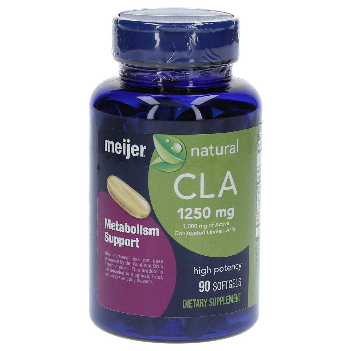 slide 1 of 1, Meijer Natural CLA Softgels, 90 ct