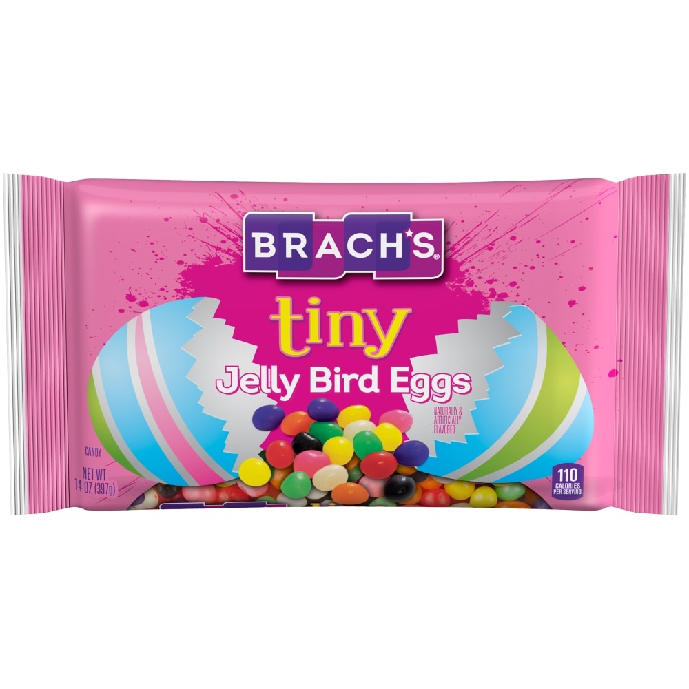 slide 1 of 8, Brach's Easter Tiny Jelly Bird Eggs, 14 oz