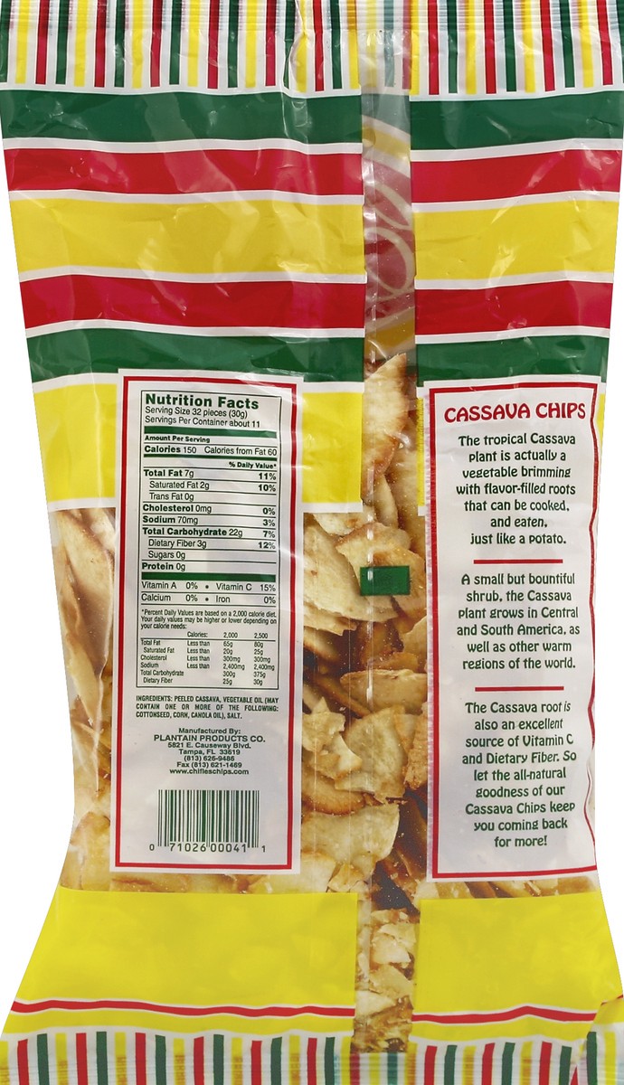 slide 10 of 13, Chifles Cassava Chips 10 oz, 12 oz