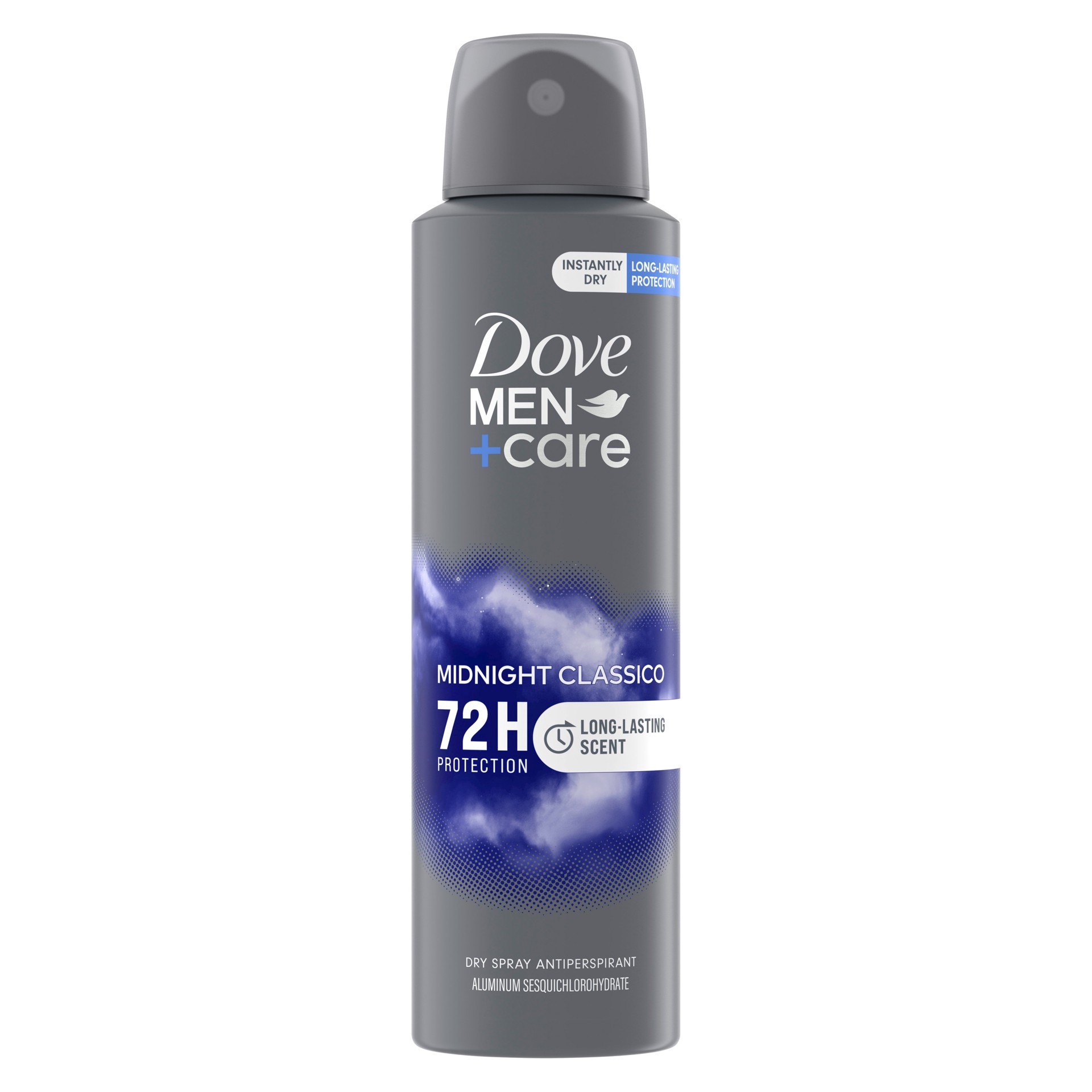 slide 1 of 1, Dove Men+Care Dry Spray Antiperspirant - Midnight Classico, 3.8 oz