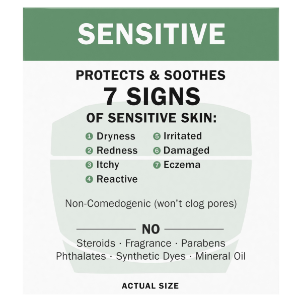 slide 14 of 22, Olay Sensitive Face Moisturizer Cream, 1.7 fl oz Fragrance Free Soothing Skin Care Treatment with Colloidal Oatmeal, 1.7 oz