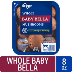 Kroger Whole Baby Bella Mushrooms