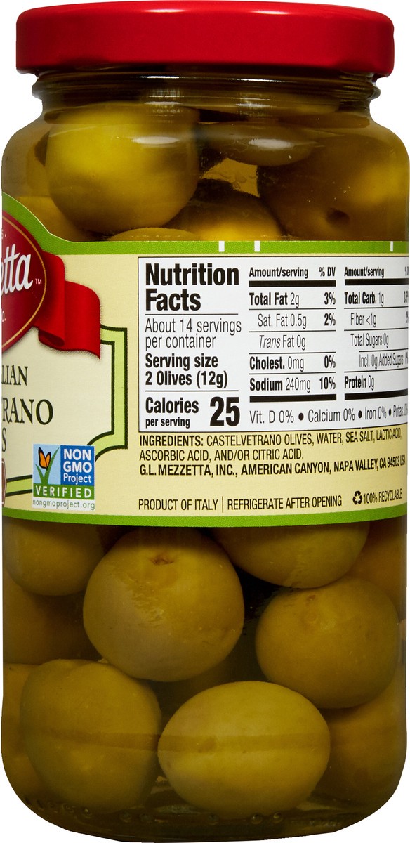 slide 8 of 10, Mezzetta Castelvetrano Olives, 6 oz