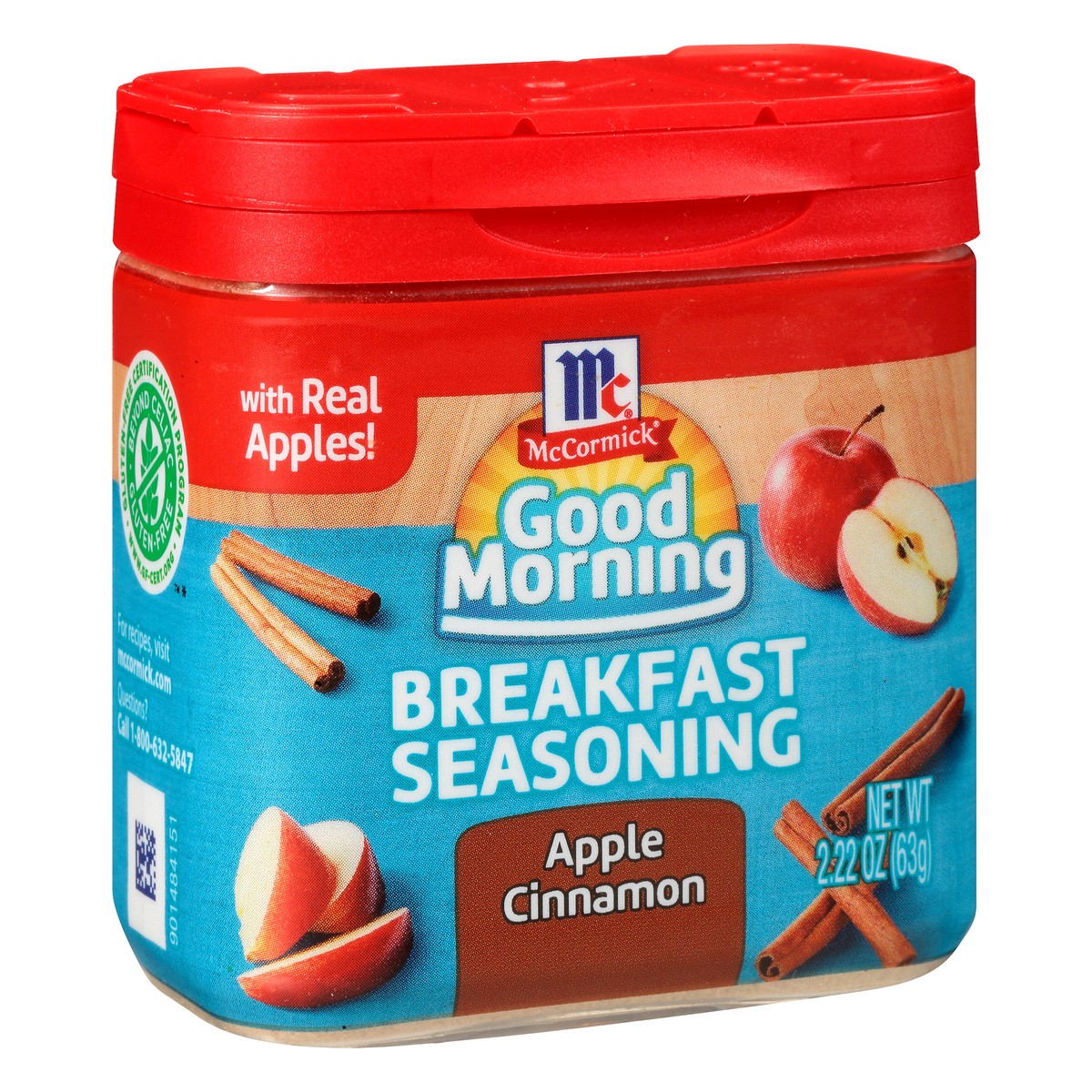 slide 2 of 10, McCormick Good Morning Apple Cinnamon Breakfast Seasoning 2.22 oz. Bottle, 2.22 oz