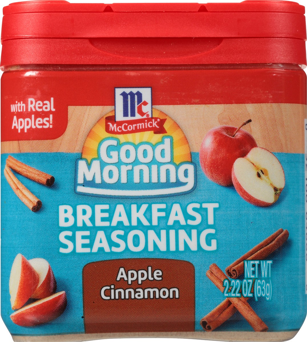 slide 1 of 10, McCormick Good Morning Apple Cinnamon Breakfast Seasoning 2.22 oz. Bottle, 2.22 oz