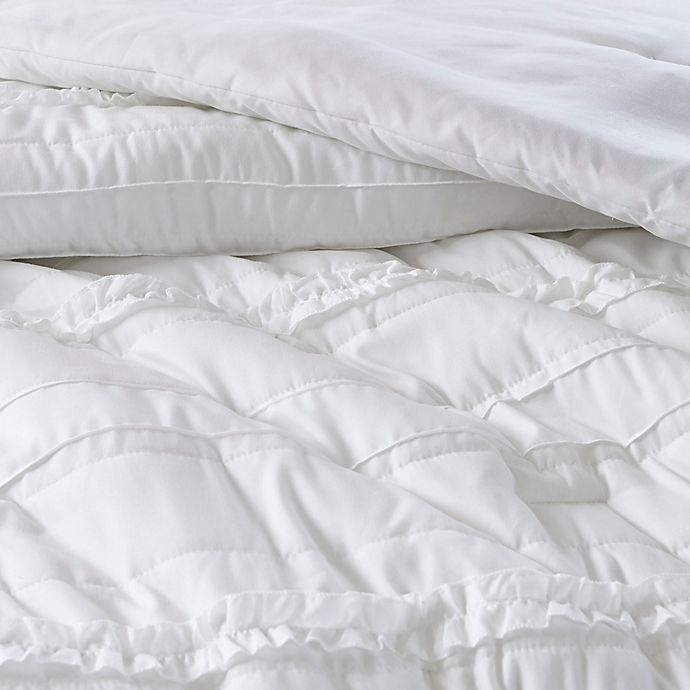 slide 8 of 10, Madison Park Celeste Queen Comforter Set - White, 5 ct