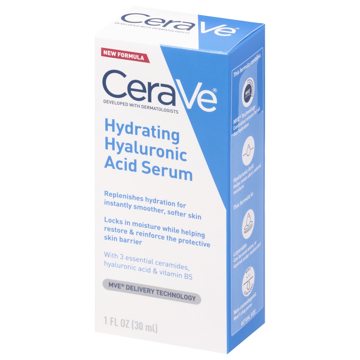 slide 9 of 9, CeraVe Hydrating Hyaluronic Acid Serum 1 fl oz, 1 fl oz