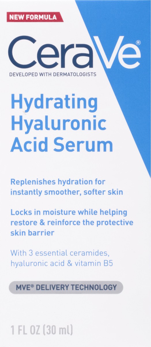 slide 5 of 9, CeraVe Hydrating Hyaluronic Acid Serum 1 fl oz, 1 fl oz