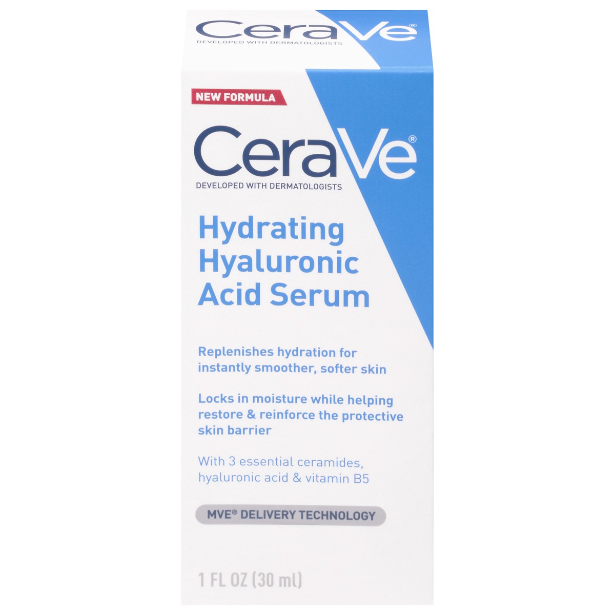 slide 1 of 9, CeraVe Hydrating Hyaluronic Acid Serum 1 fl oz, 1 fl oz