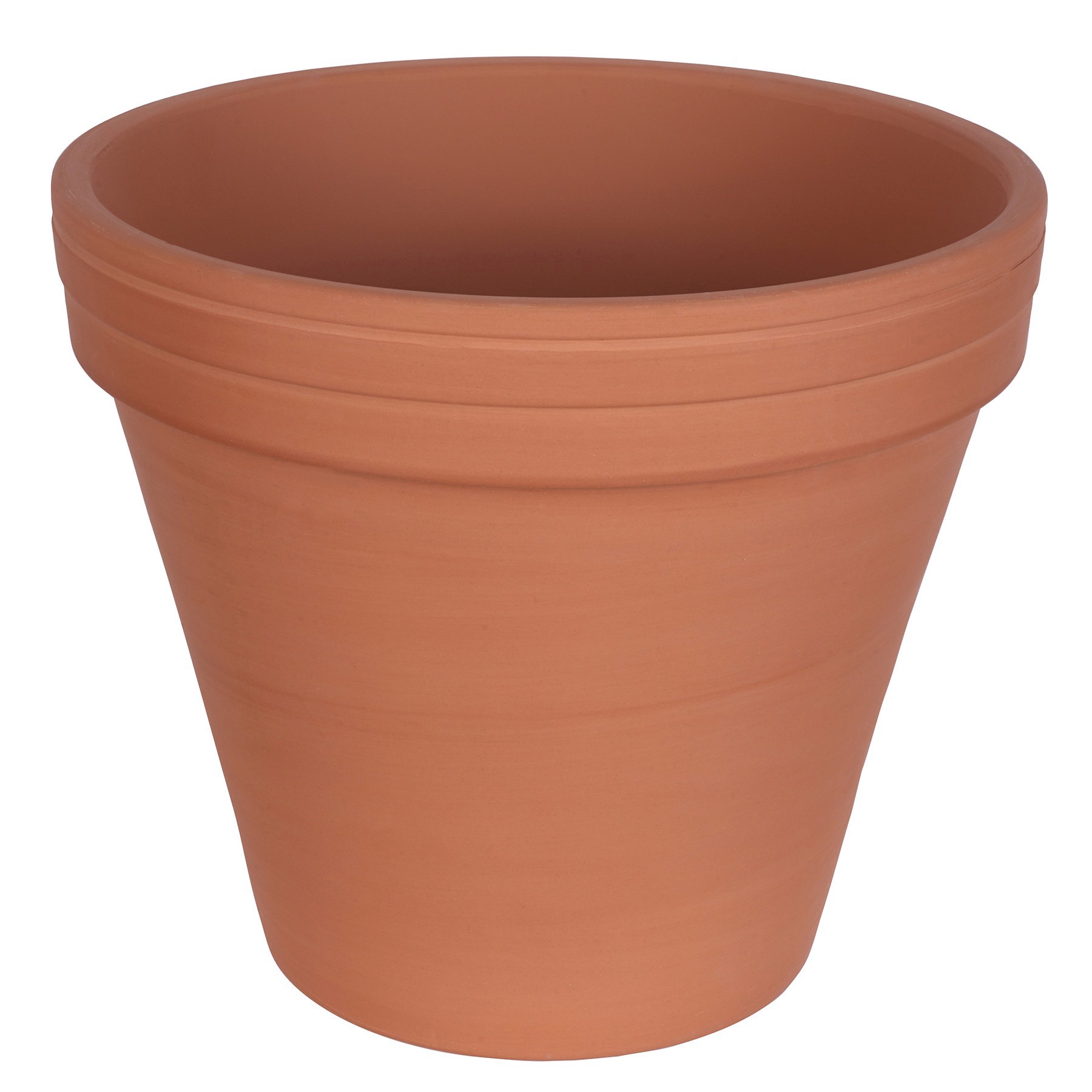 slide 2 of 2, 10" Terra Cotta Clay Pot By Ashland, 10 in