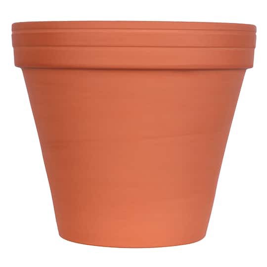 slide 1 of 2, 10" Terra Cotta Clay Pot By Ashland, 10 in